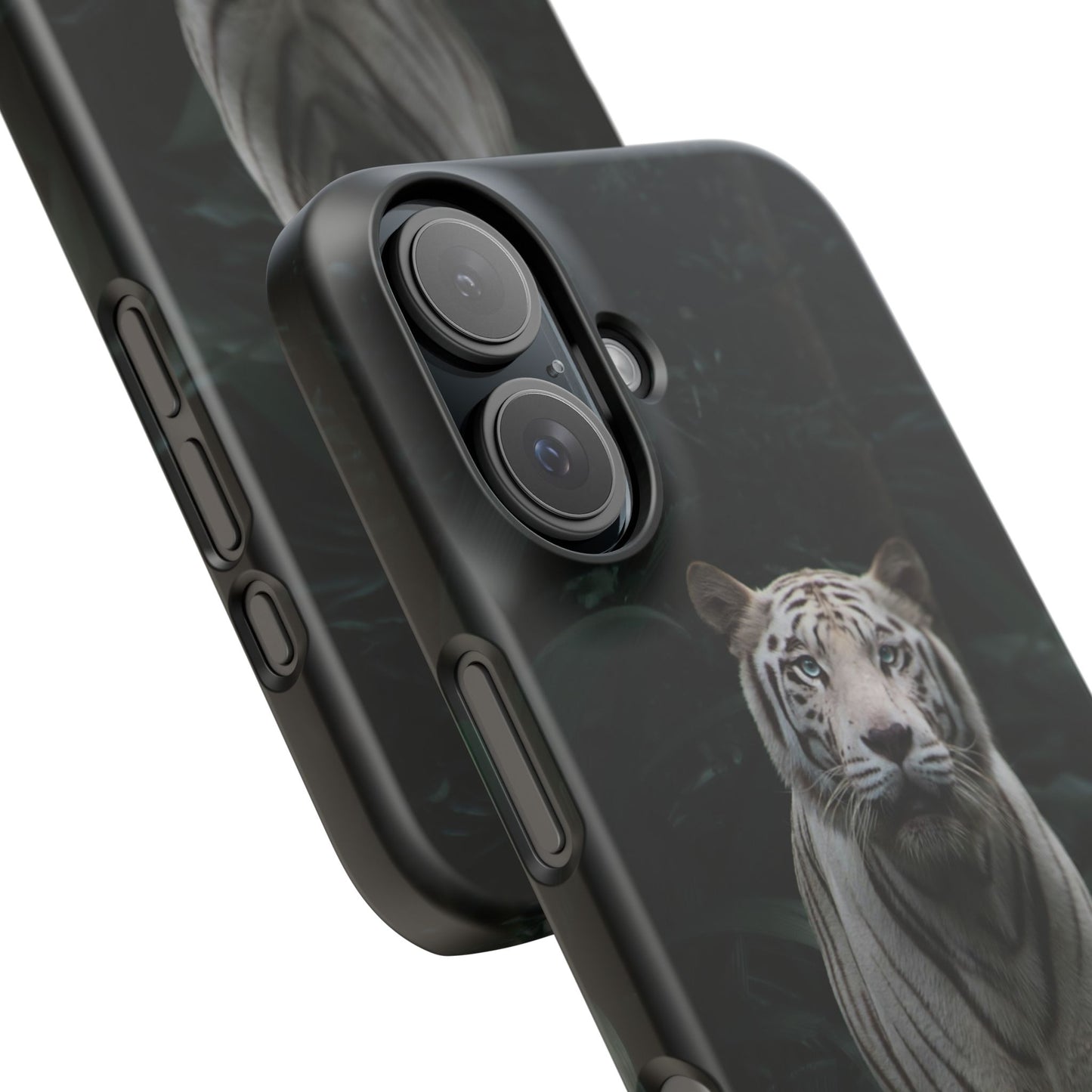 Majestic White Tiger Cajasol - Elegant & Protective for Wildlife Lovers