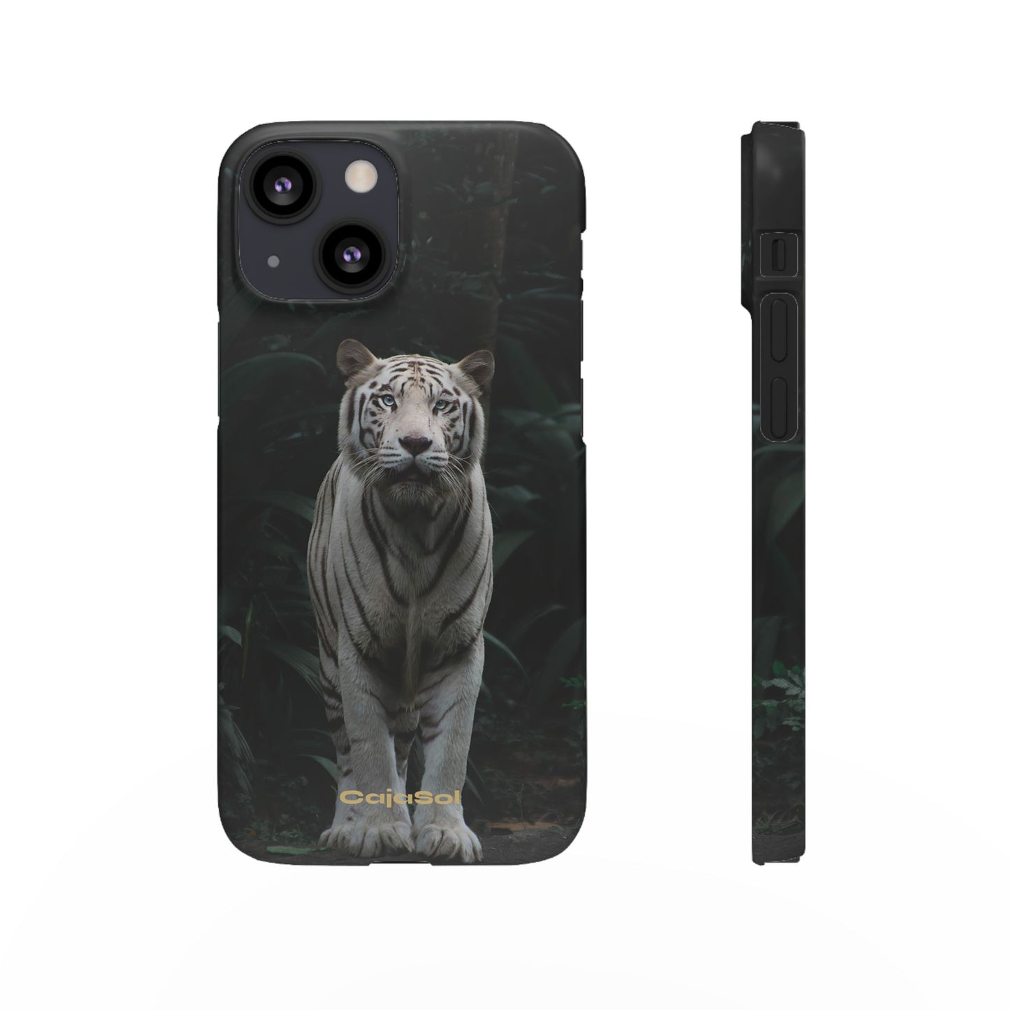 Majestic White Tiger Cajasol - Elegant & Protective for Wildlife Lovers