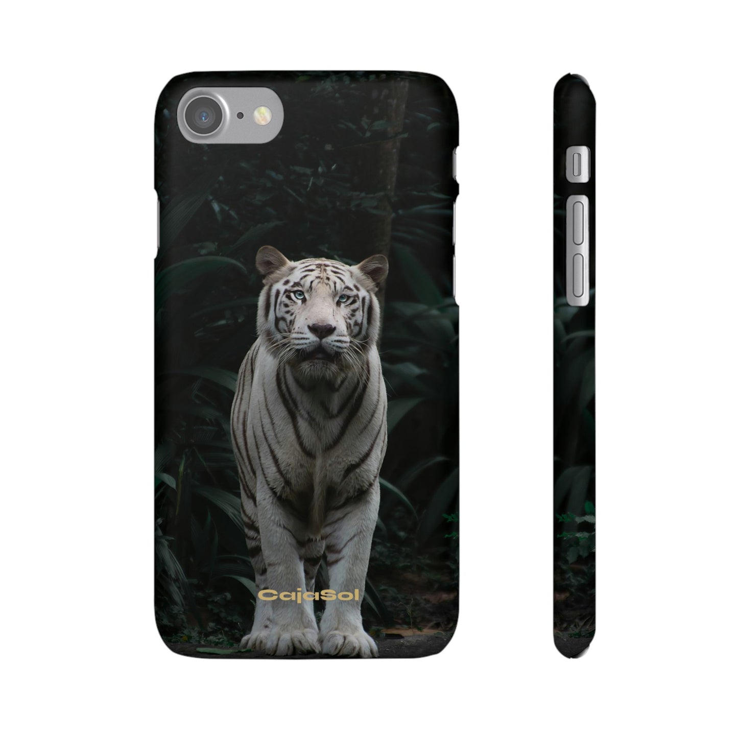 Majestic White Tiger Cajasol - Elegant & Protective for Wildlife Lovers