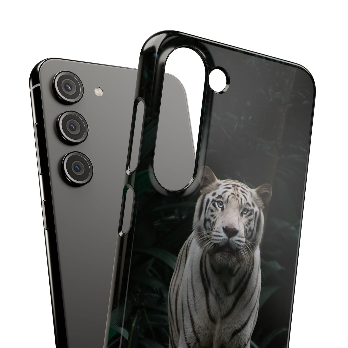 Majestic White Tiger Cajasol - Elegant & Protective for Wildlife Lovers