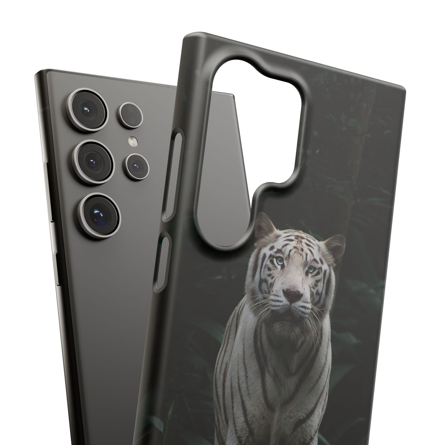 Majestic White Tiger Cajasol - Elegant & Protective for Wildlife Lovers