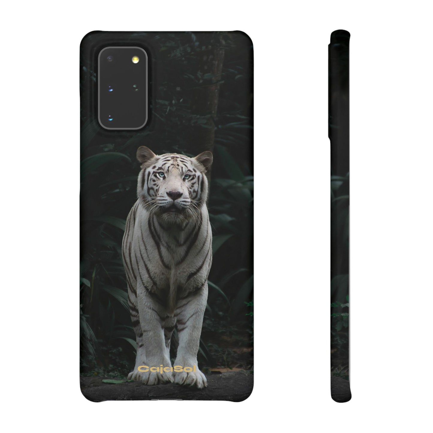 Majestic White Tiger Cajasol - Elegant & Protective for Wildlife Lovers