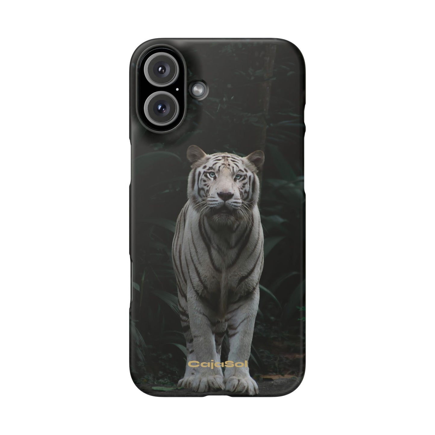 Majestic White Tiger Cajasol - Elegant & Protective for Wildlife Lovers