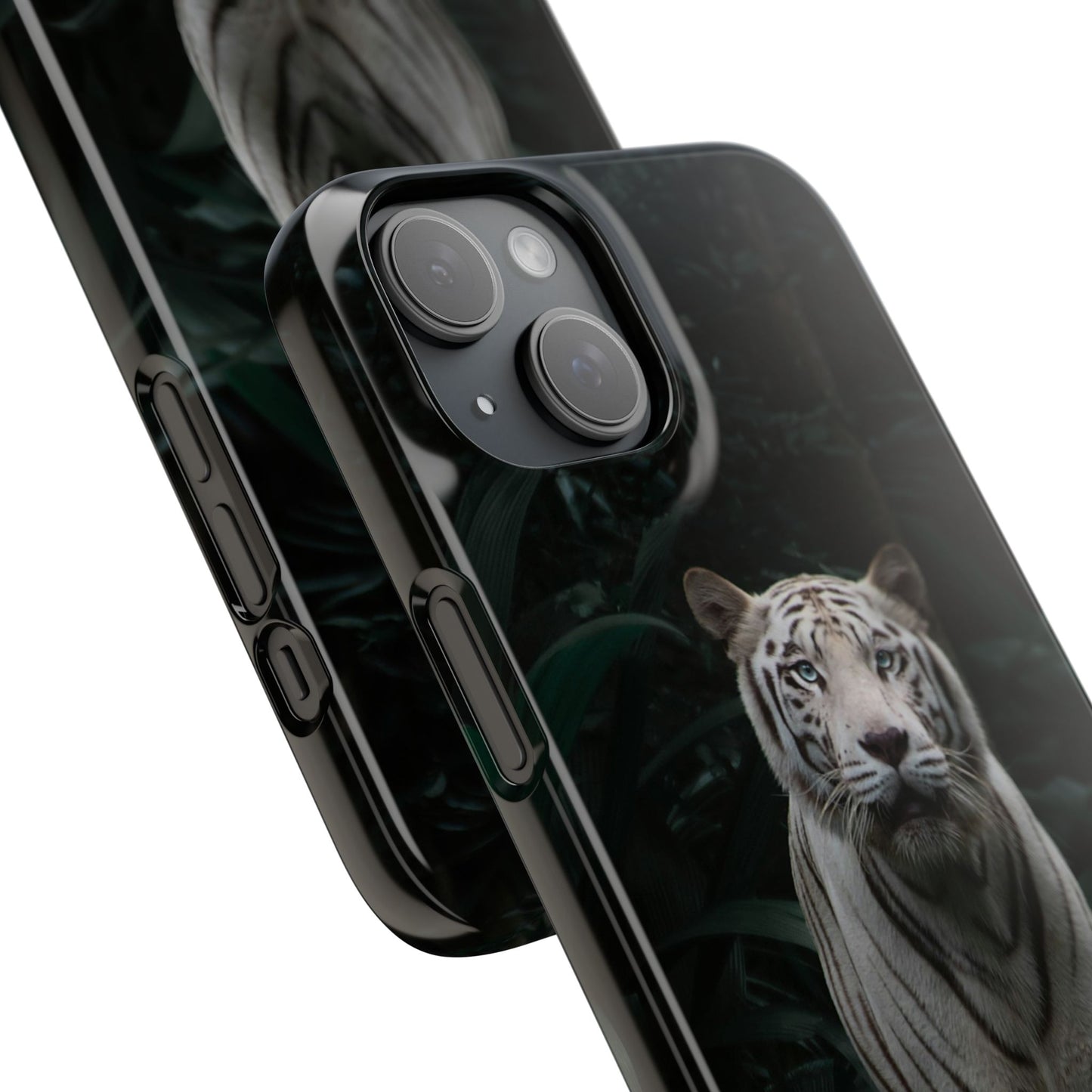 Majestic White Tiger Cajasol - Elegant & Protective for Wildlife Lovers