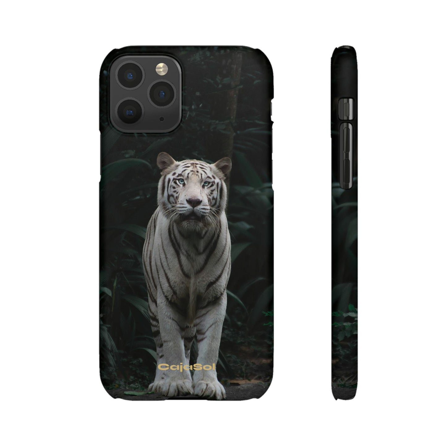 Majestic White Tiger Cajasol - Elegant & Protective for Wildlife Lovers