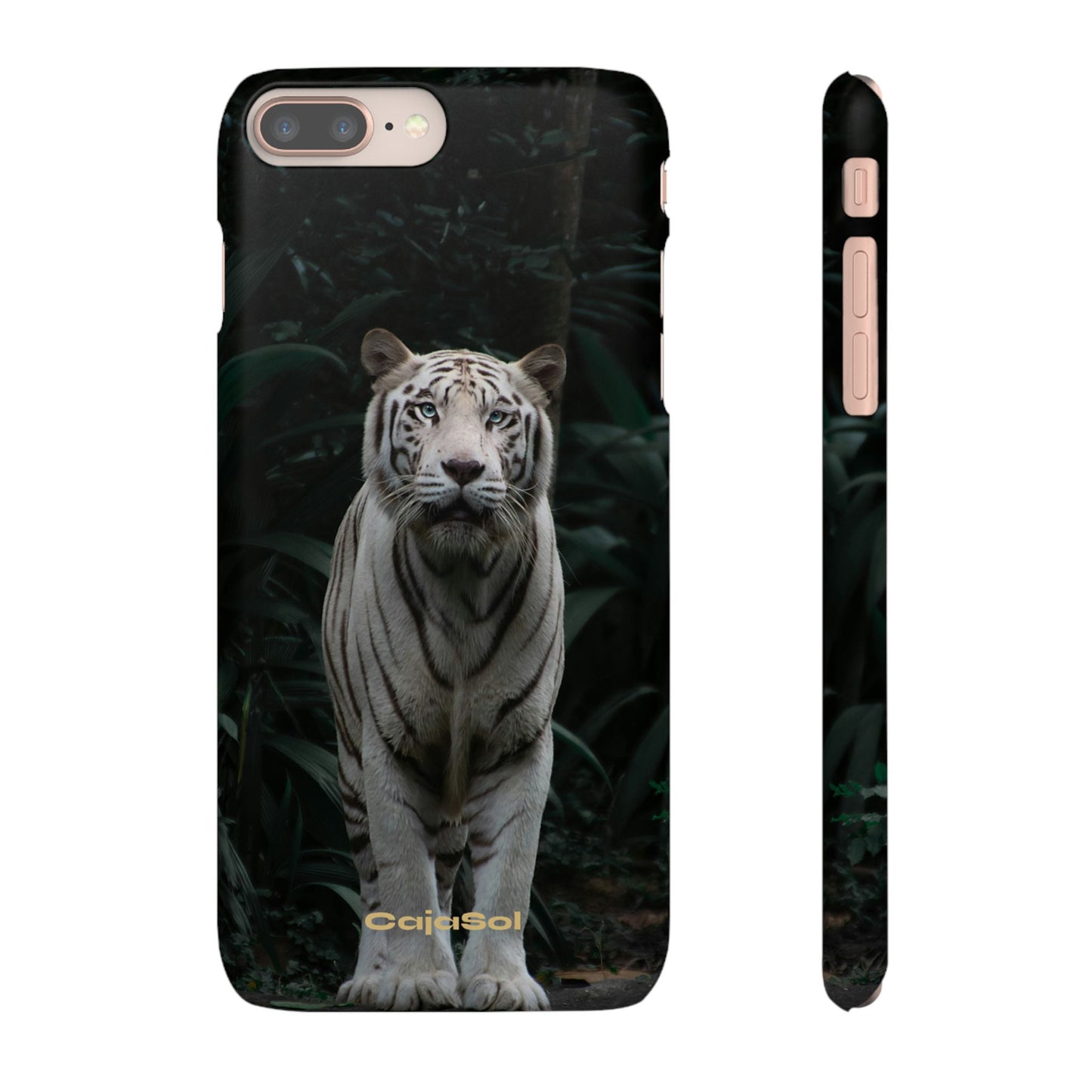 Majestic White Tiger Cajasol - Elegant & Protective for Wildlife Lovers