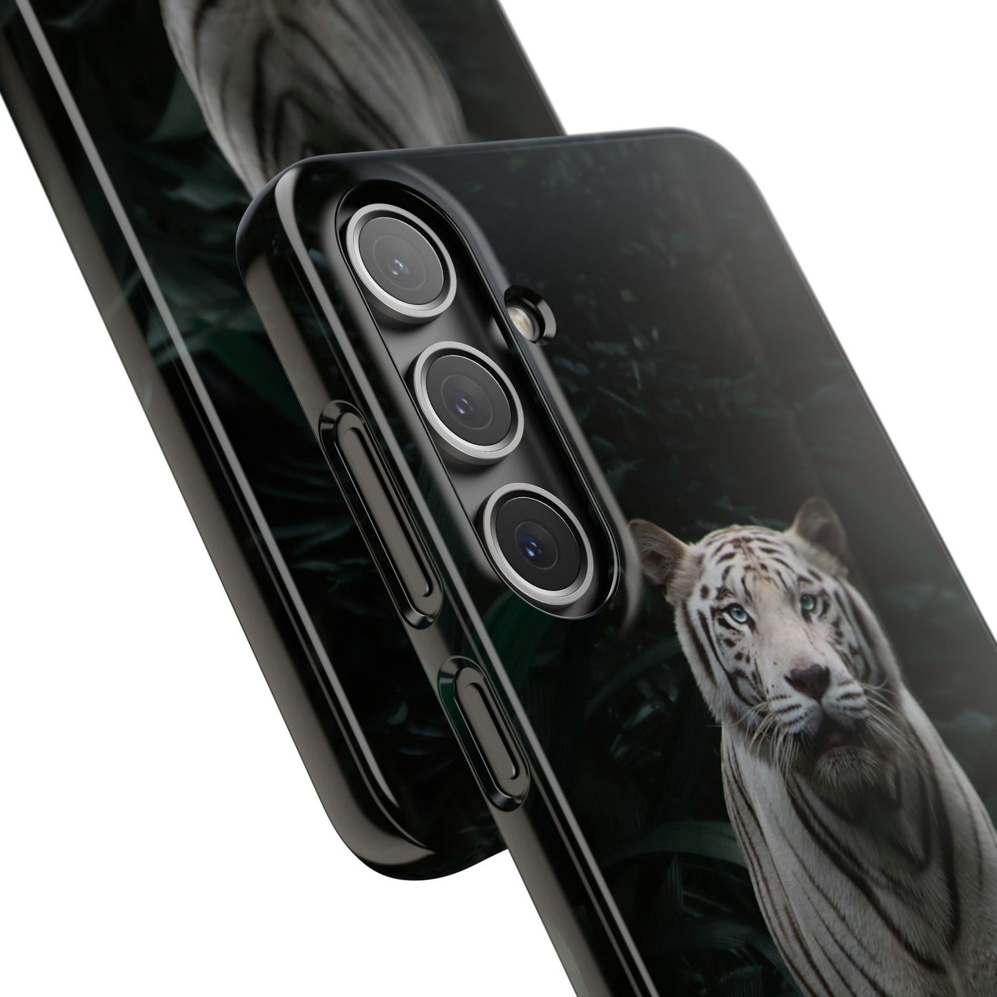 Majestic White Tiger Cajasol - Elegant & Protective for Wildlife Lovers