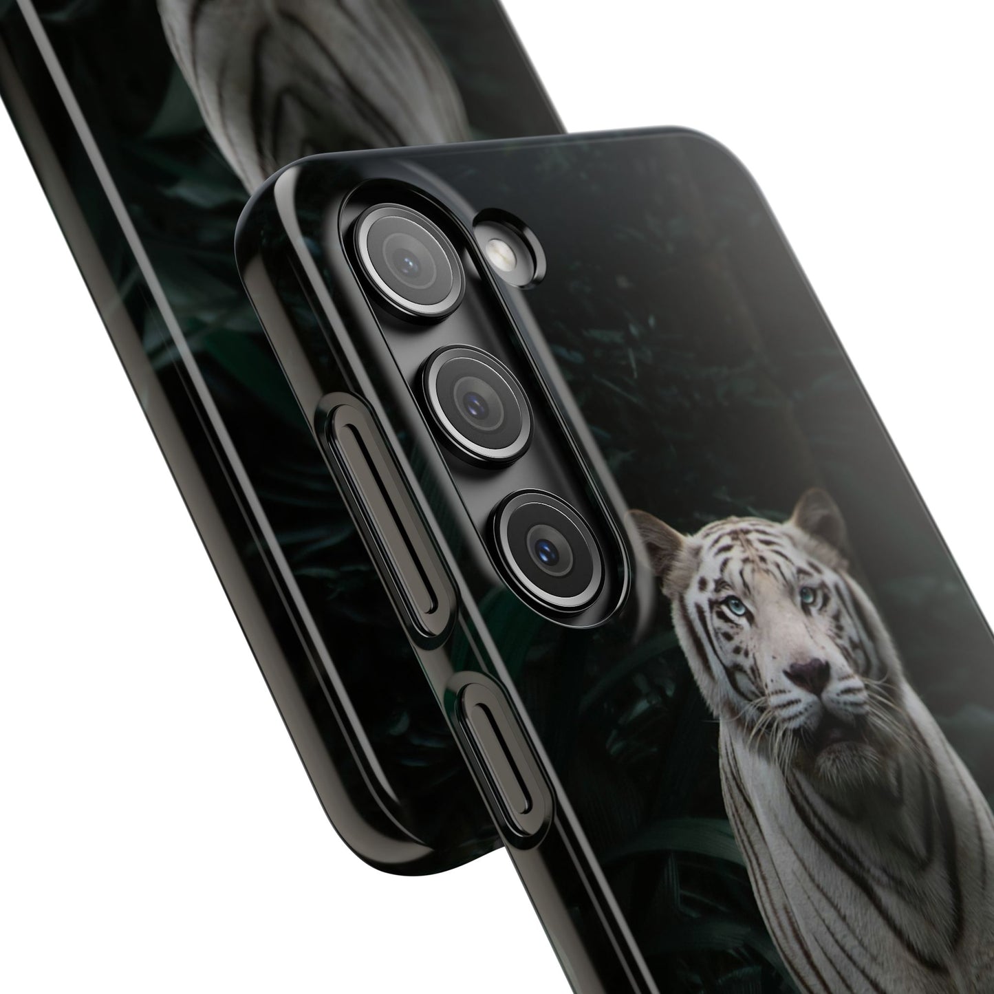 Majestic White Tiger Cajasol - Elegant & Protective for Wildlife Lovers