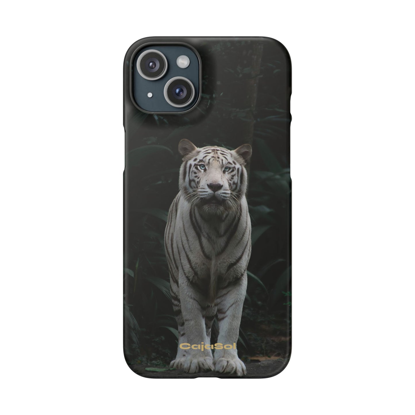 Majestic White Tiger Cajasol - Elegant & Protective for Wildlife Lovers