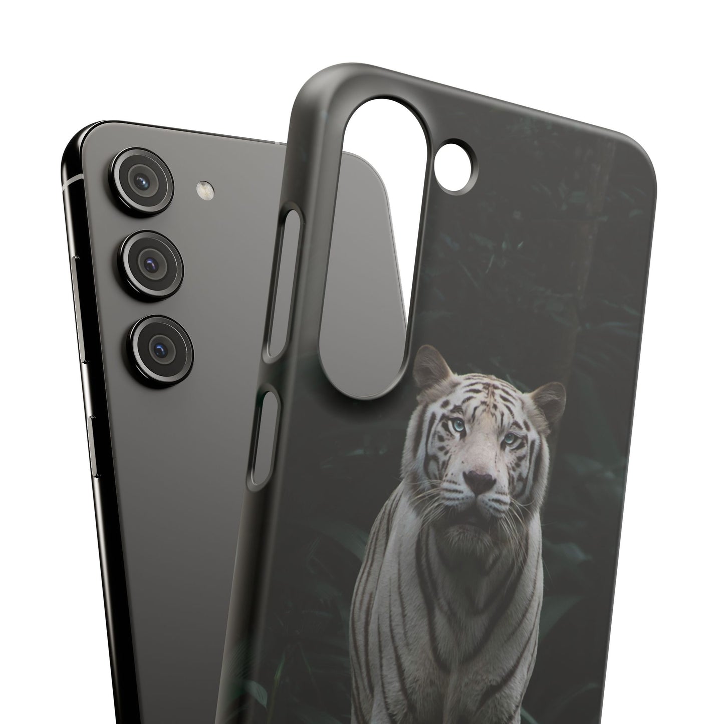 Majestic White Tiger Cajasol - Elegant & Protective for Wildlife Lovers