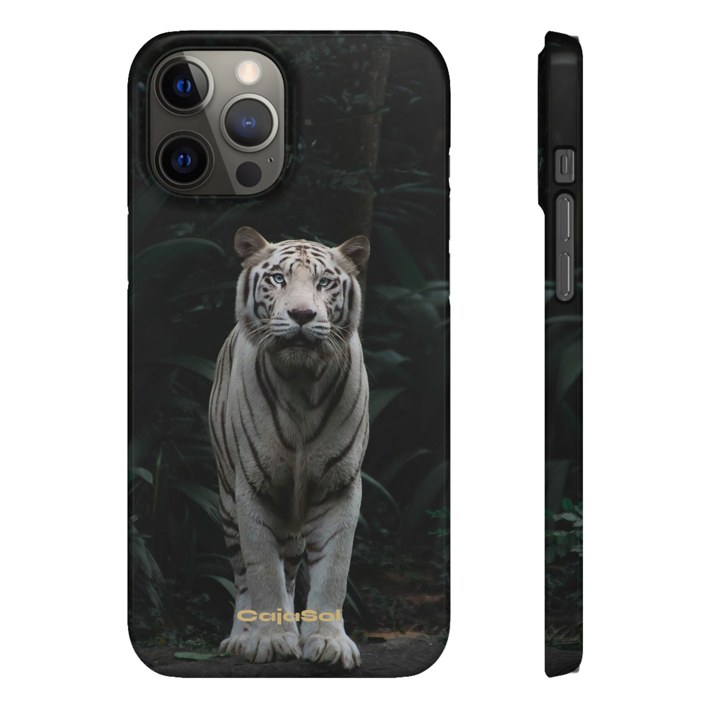 Majestic White Tiger Cajasol - Elegant & Protective for Wildlife Lovers