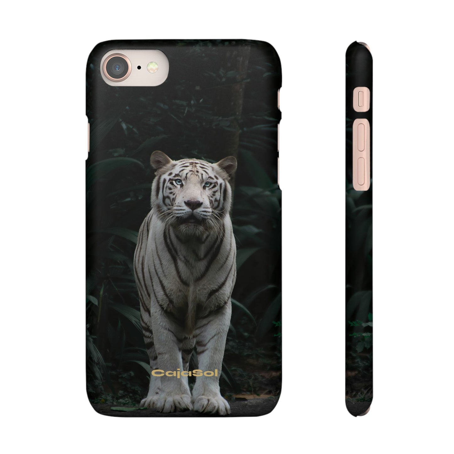 Majestic White Tiger Cajasol - Elegant & Protective for Wildlife Lovers