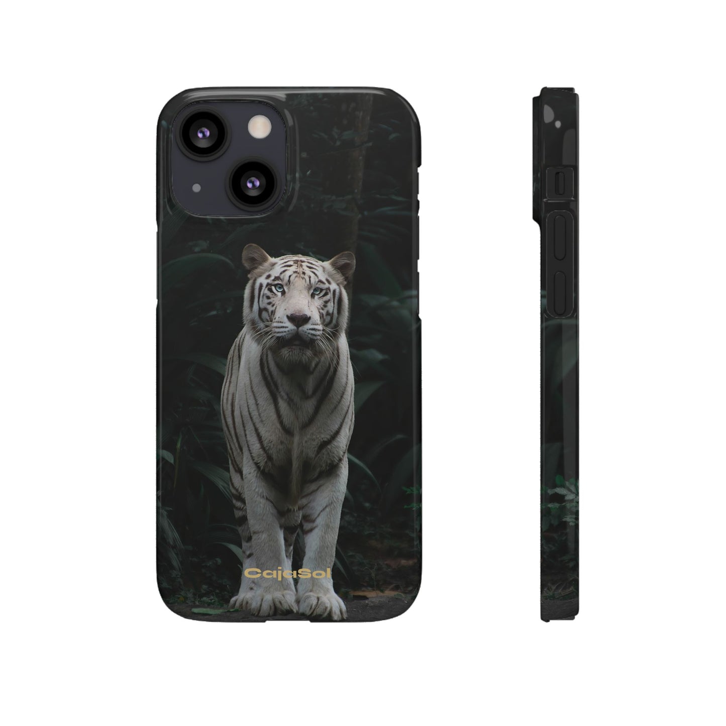 Majestic White Tiger Cajasol - Elegant & Protective for Wildlife Lovers