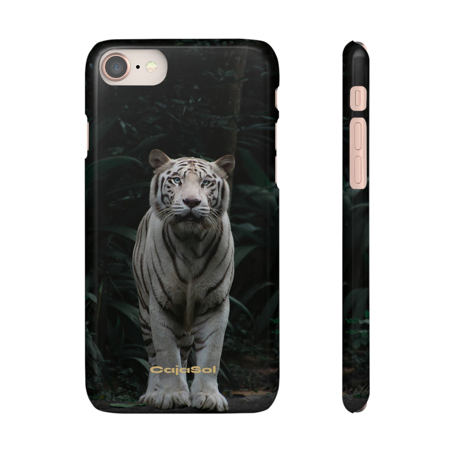 Majestic White Tiger Cajasol - Elegant & Protective for Wildlife Lovers