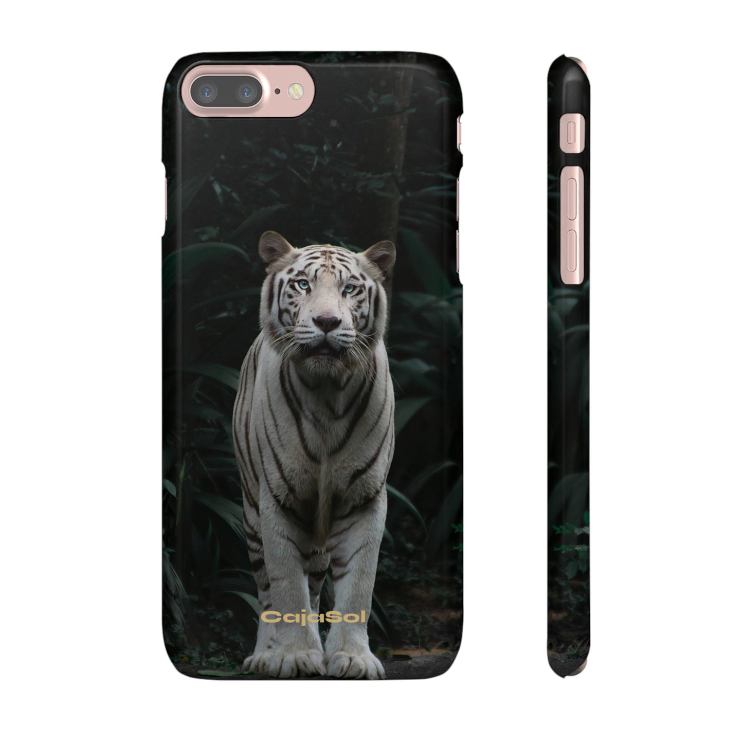 Majestic White Tiger Cajasol - Elegant & Protective for Wildlife Lovers
