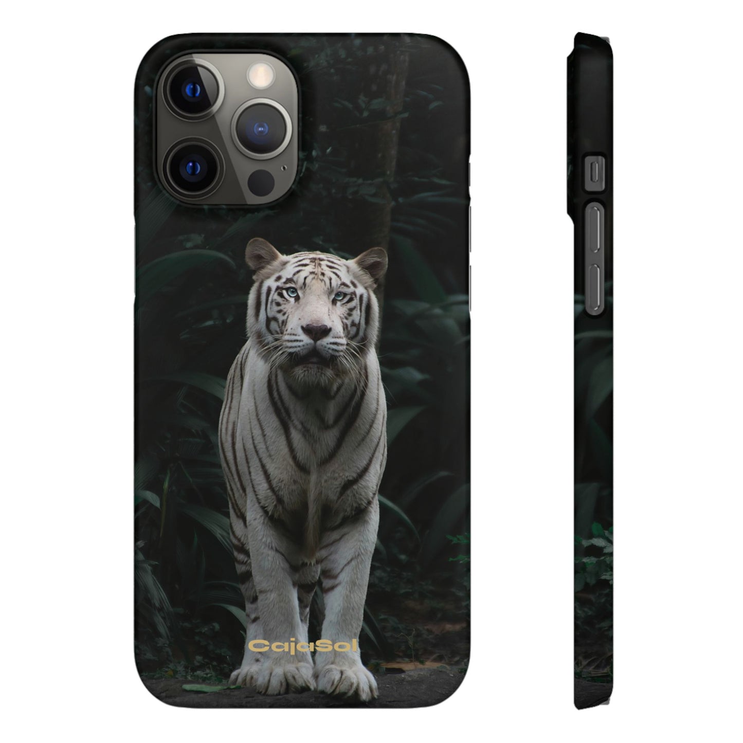 Majestic White Tiger Cajasol - Elegant & Protective for Wildlife Lovers