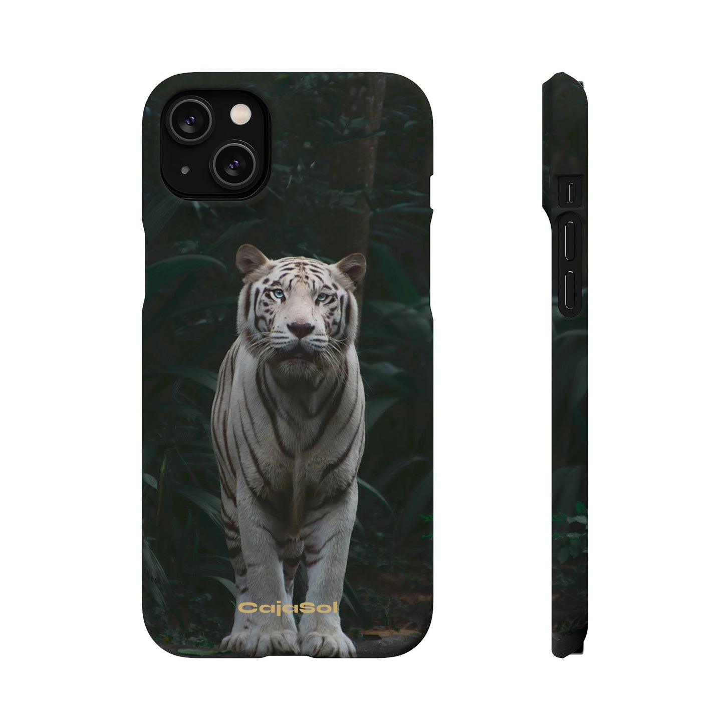 Majestic White Tiger Cajasol - Elegant & Protective for Wildlife Lovers