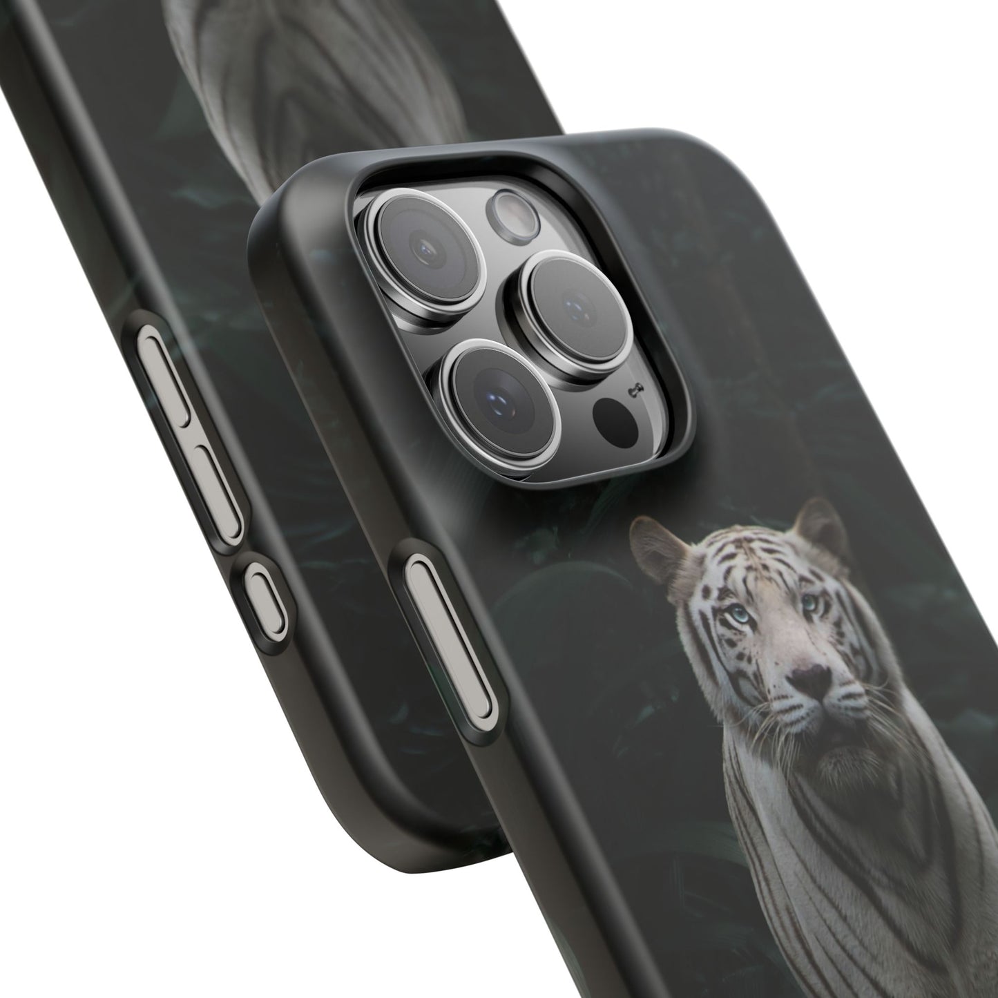 Majestic White Tiger Cajasol - Elegant & Protective for Wildlife Lovers