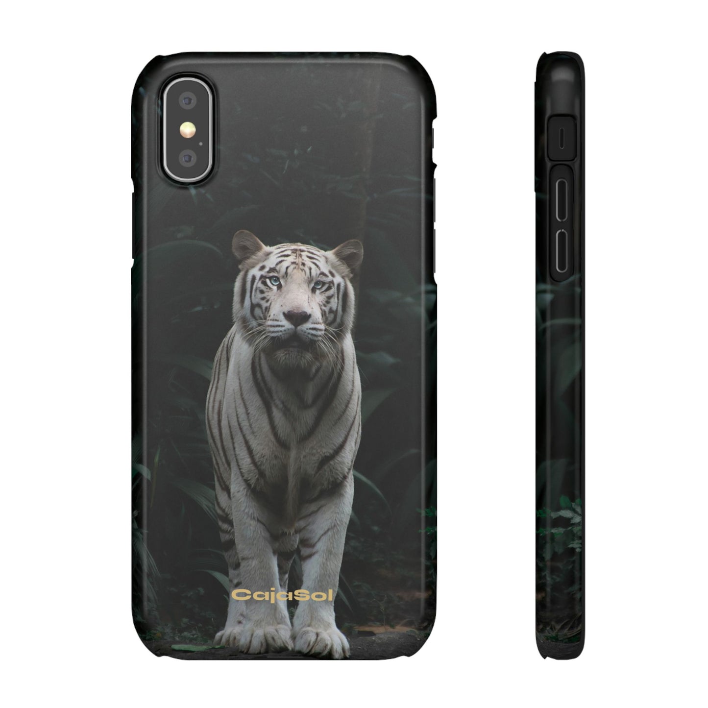 Majestic White Tiger Cajasol - Elegant & Protective for Wildlife Lovers
