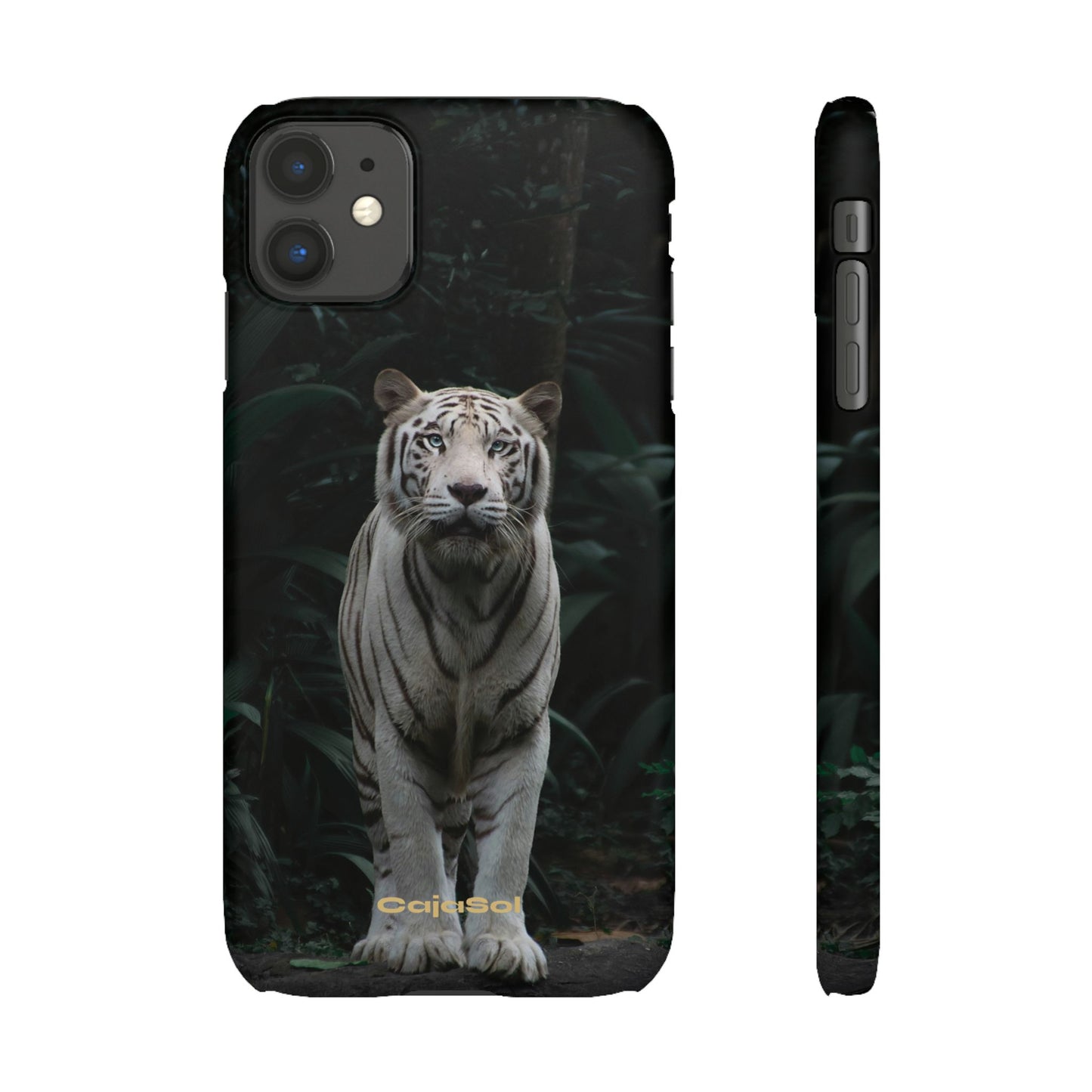 Majestic White Tiger Cajasol - Elegant & Protective for Wildlife Lovers