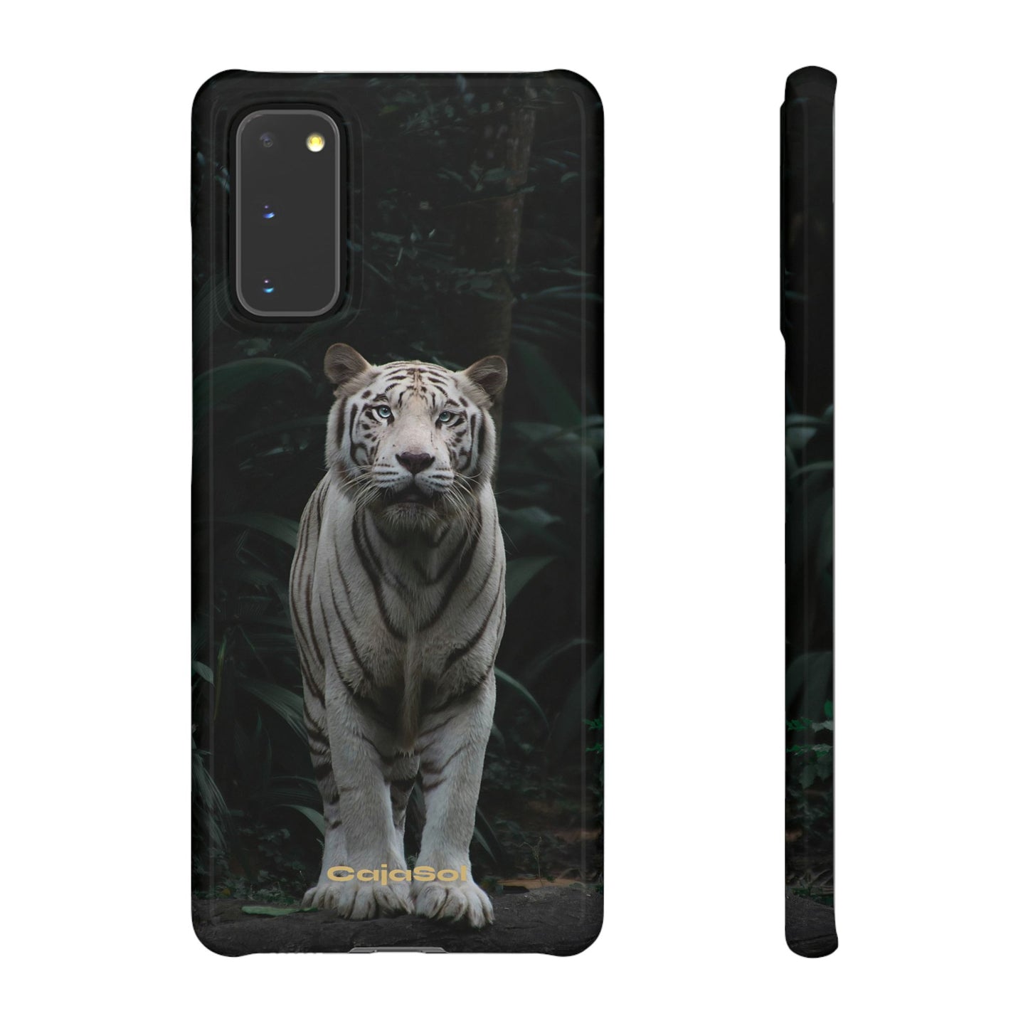 Majestic White Tiger Cajasol - Elegant & Protective for Wildlife Lovers
