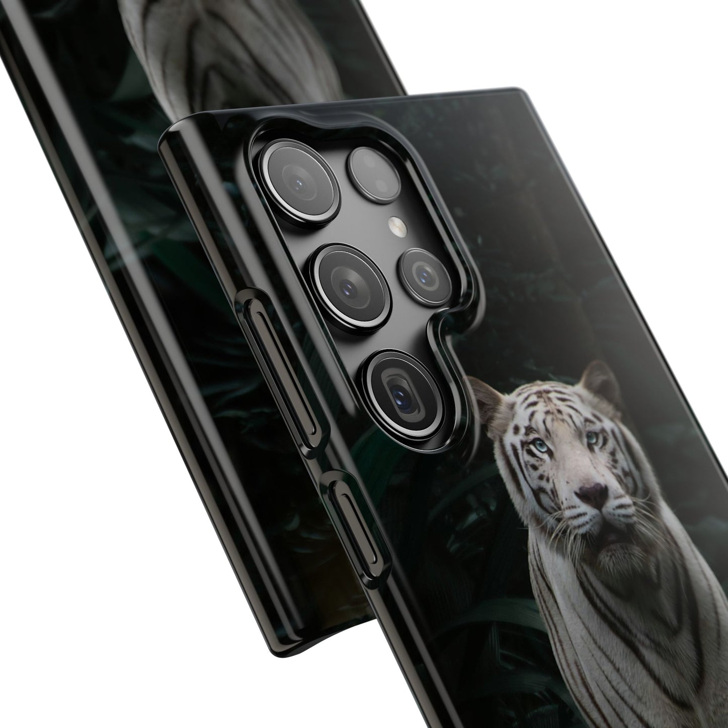 Majestic White Tiger Cajasol - Elegant & Protective for Wildlife Lovers