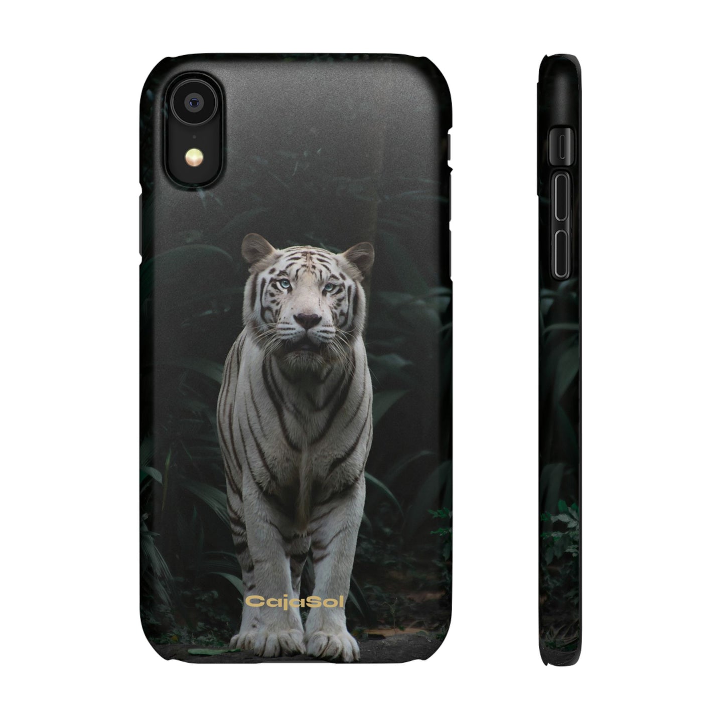 Majestic White Tiger Cajasol - Elegant & Protective for Wildlife Lovers