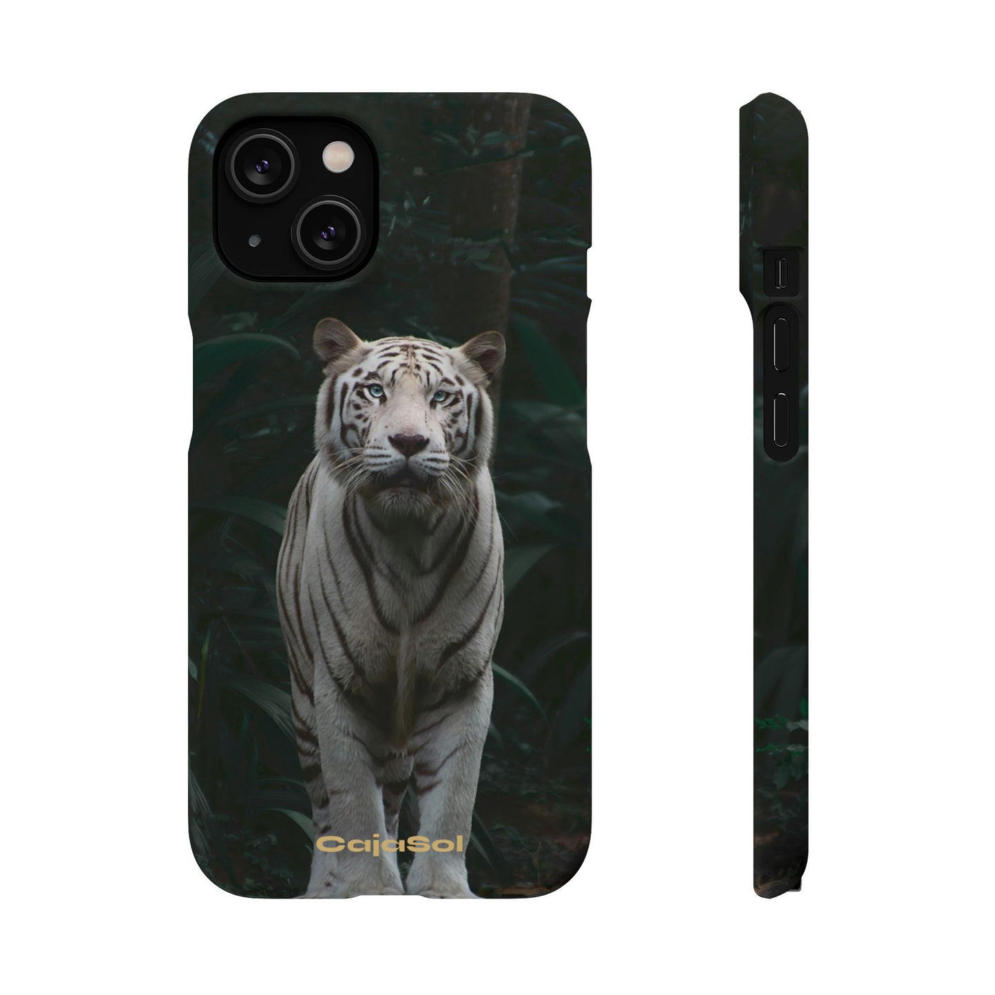 Majestic White Tiger Cajasol - Elegant & Protective for Wildlife Lovers