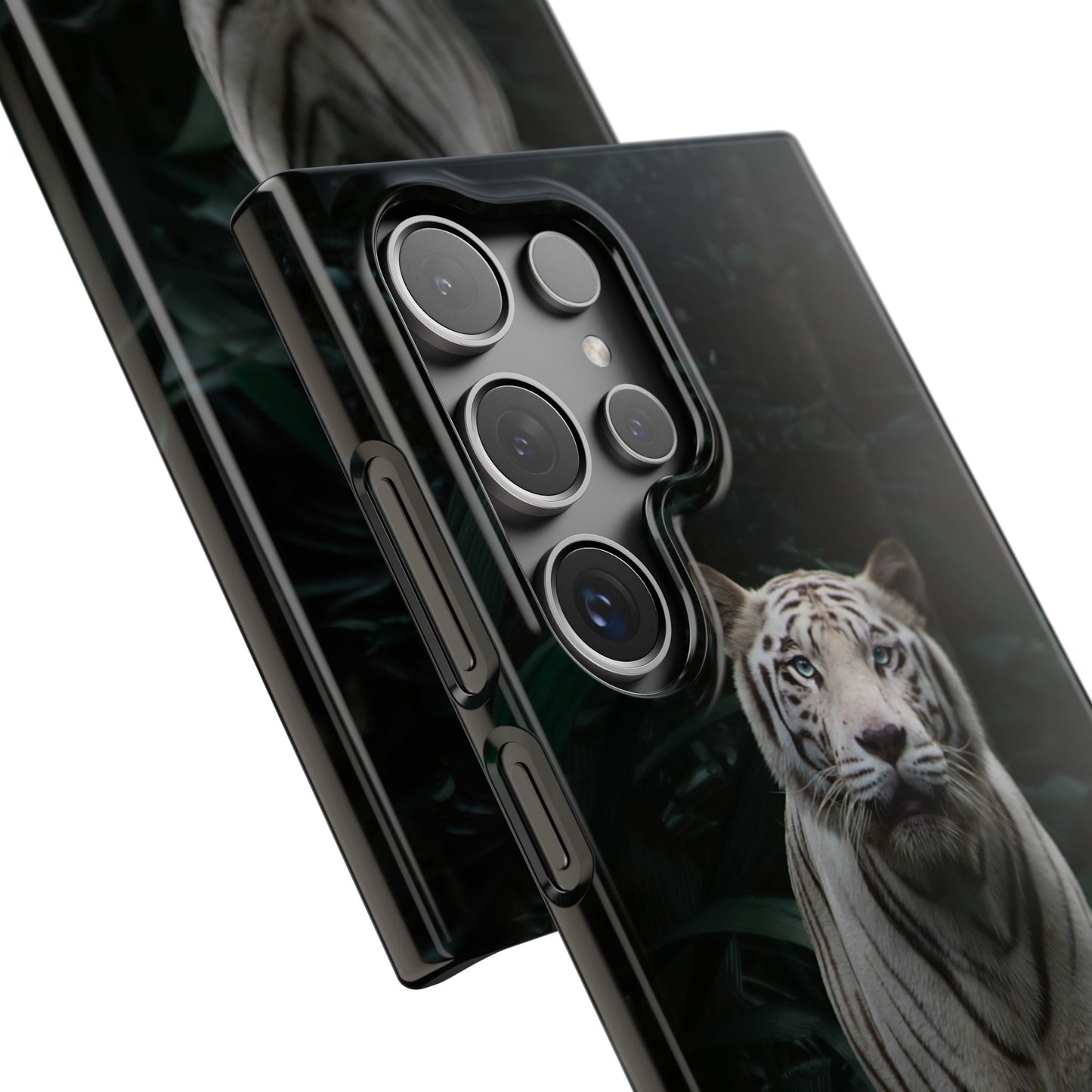 Majestic White Tiger Cajasol - Elegant & Protective for Wildlife Lovers