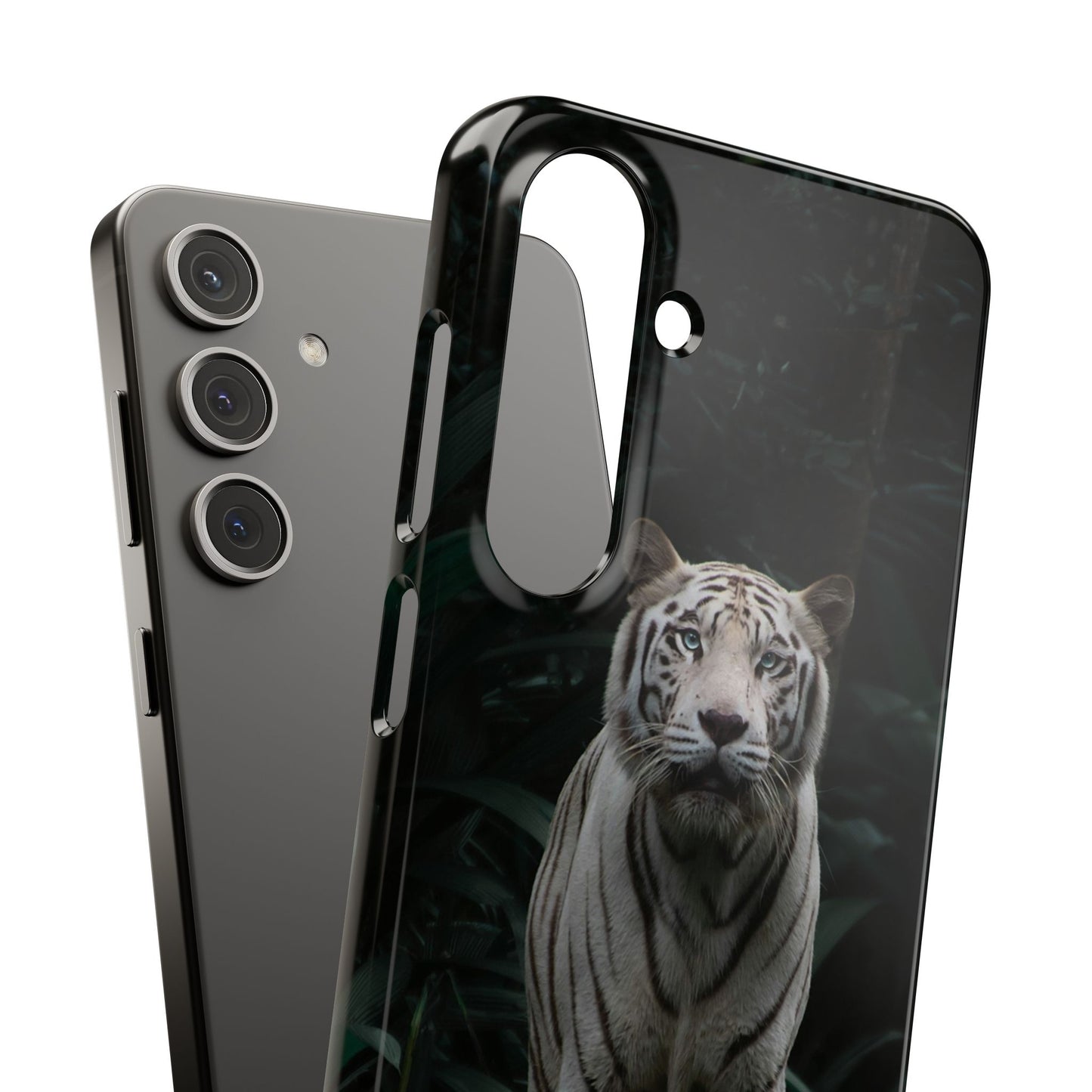 Majestic White Tiger Cajasol - Elegant & Protective for Wildlife Lovers