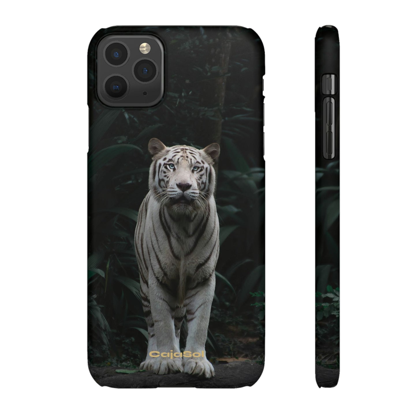 Majestic White Tiger Cajasol - Elegant & Protective for Wildlife Lovers