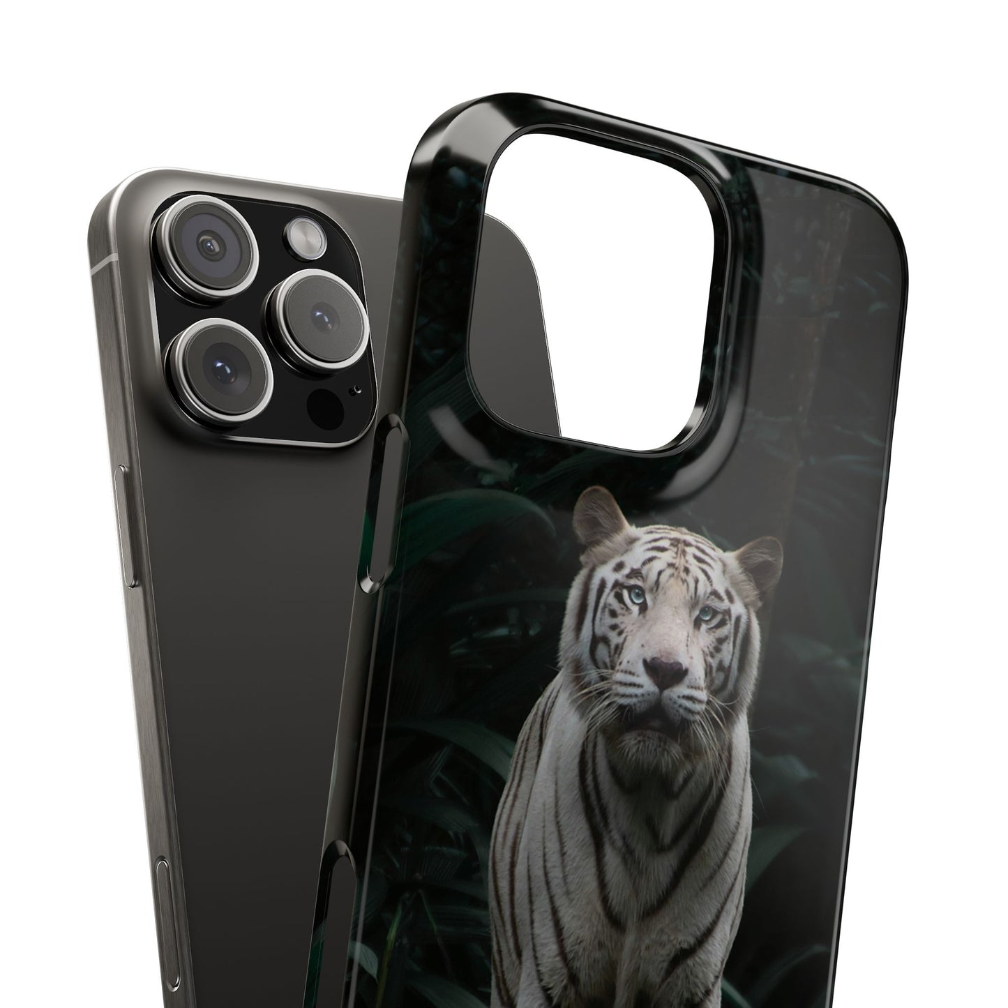 Majestic White Tiger Cajasol - Elegant & Protective for Wildlife Lovers