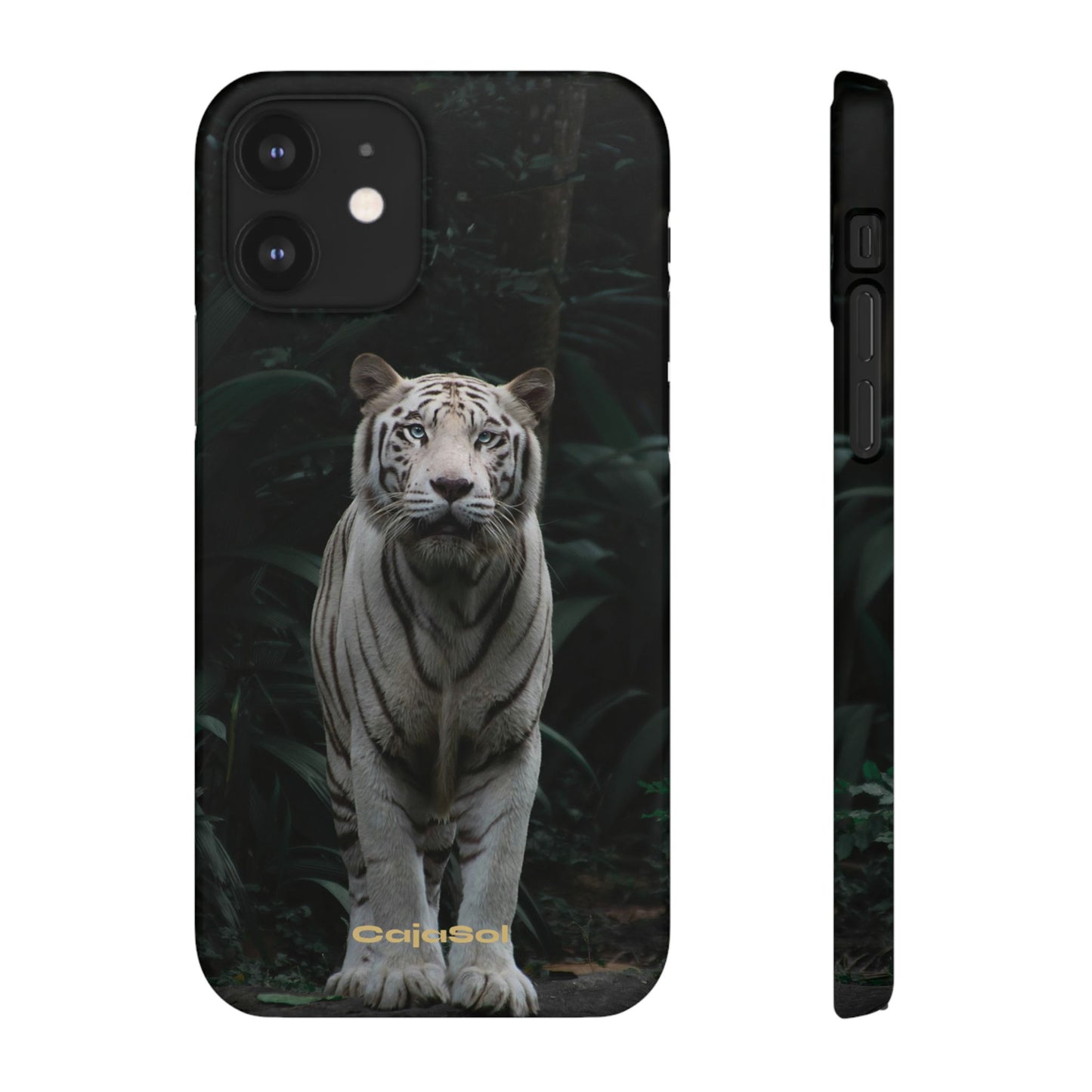 Majestic White Tiger Cajasol - Elegant & Protective for Wildlife Lovers
