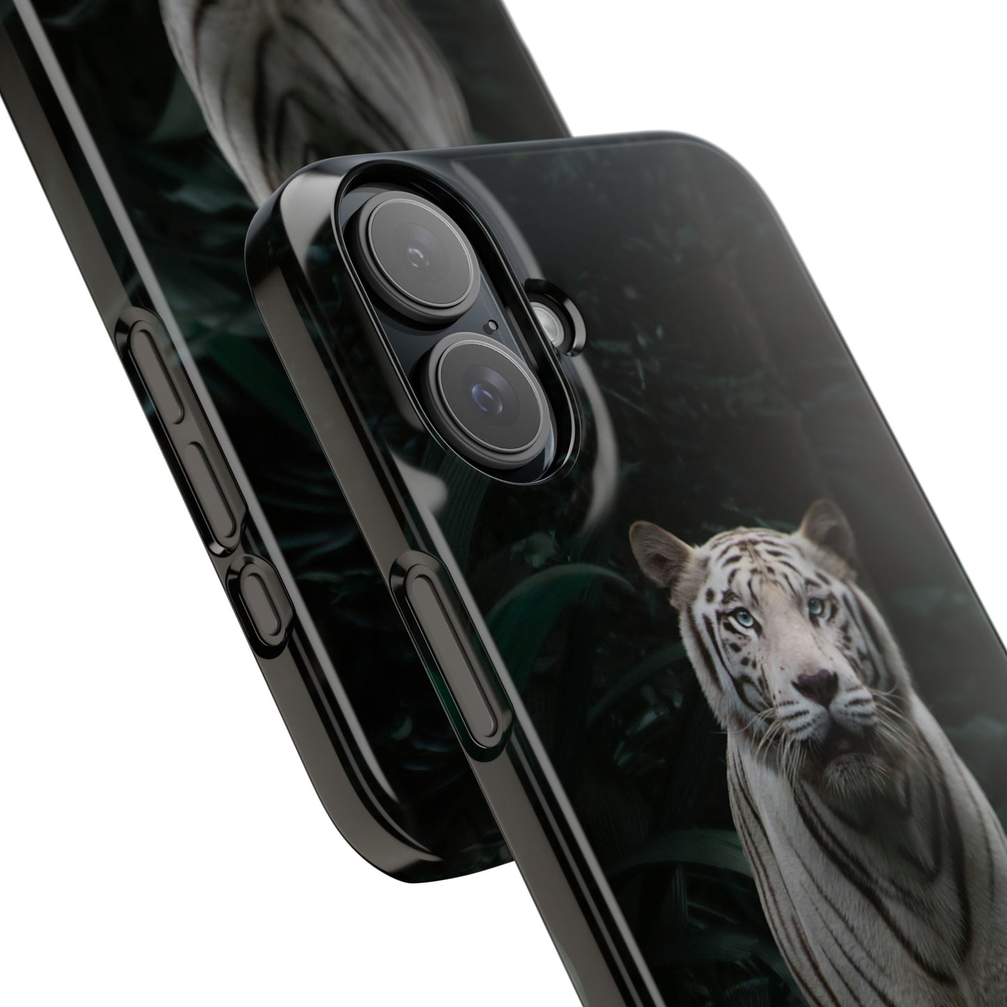Majestic White Tiger Cajasol - Elegant & Protective for Wildlife Lovers