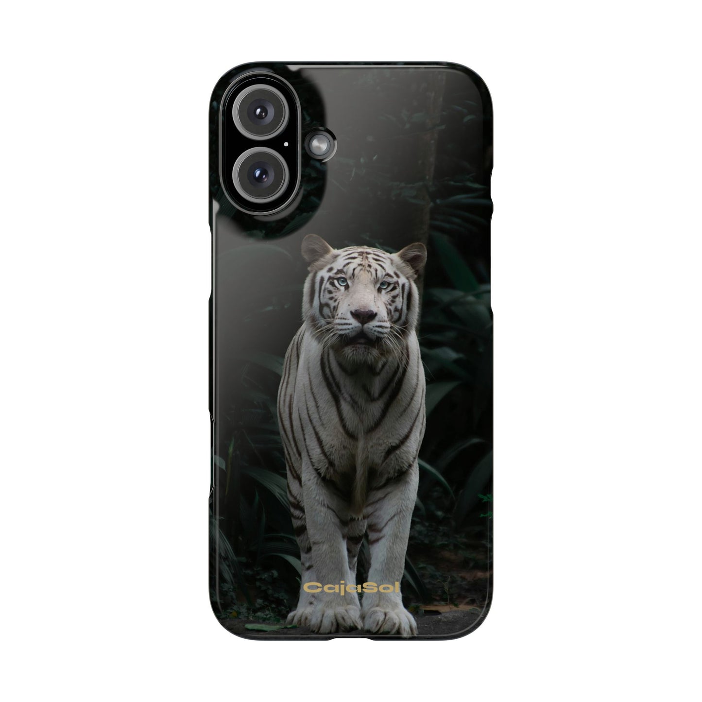 Majestic White Tiger Cajasol - Elegant & Protective for Wildlife Lovers