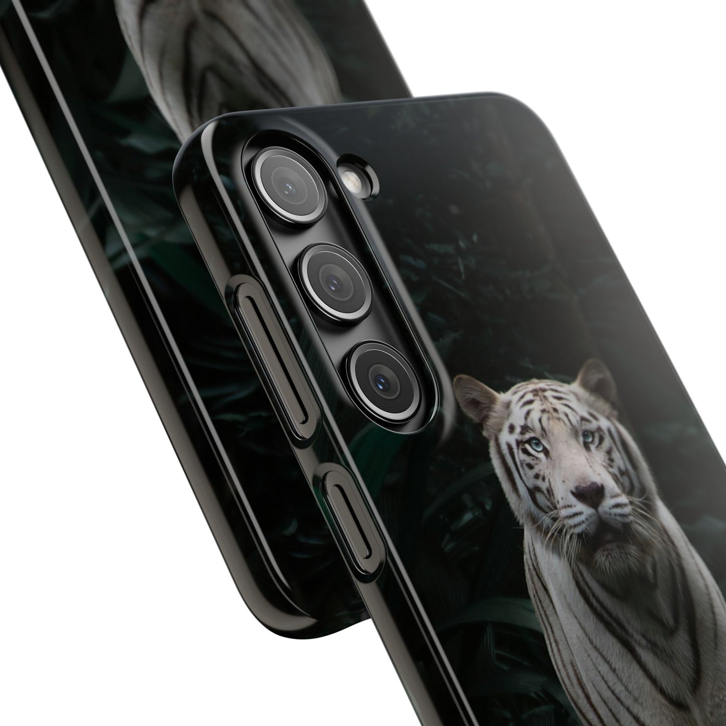 Majestic White Tiger Cajasol - Elegant & Protective for Wildlife Lovers