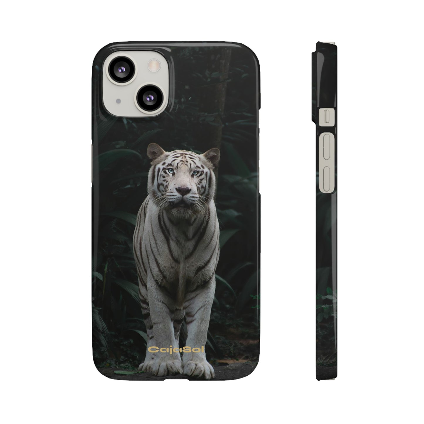 Majestic White Tiger Cajasol - Elegant & Protective for Wildlife Lovers
