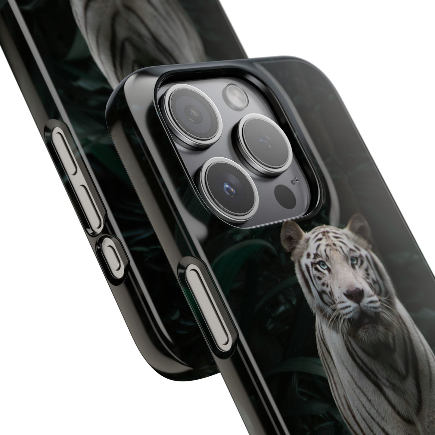 Majestic White Tiger Cajasol - Elegant & Protective for Wildlife Lovers