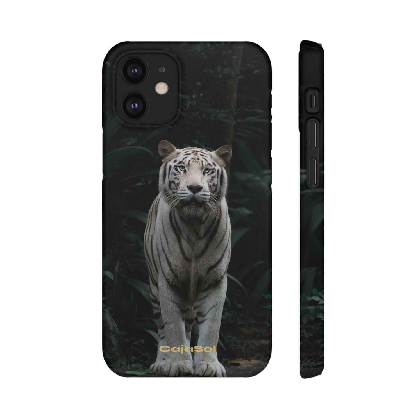 Majestic White Tiger Cajasol - Elegant & Protective for Wildlife Lovers