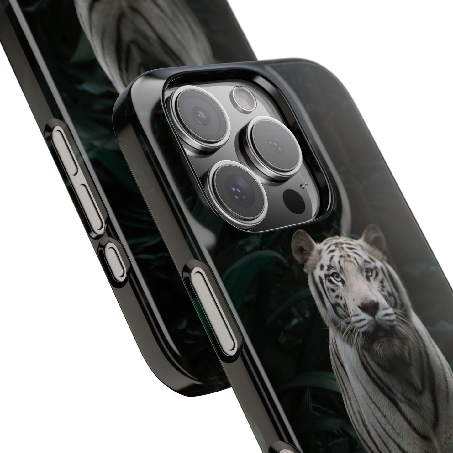 Majestic White Tiger Cajasol - Elegant & Protective for Wildlife Lovers