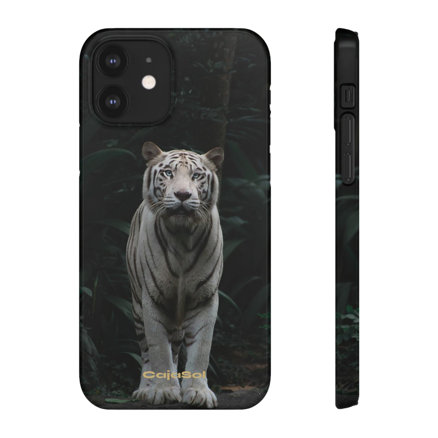 Majestic White Tiger Cajasol - Elegant & Protective for Wildlife Lovers