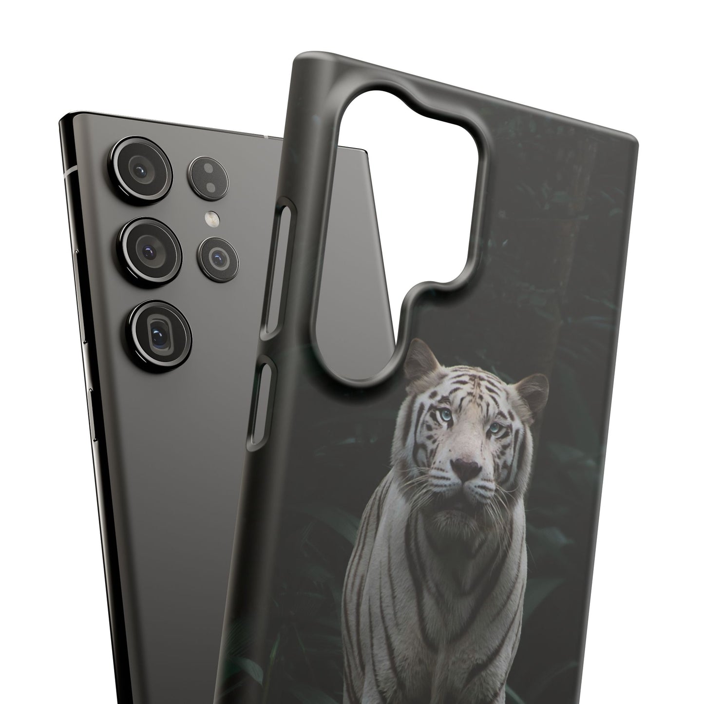 Majestic White Tiger Cajasol - Elegant & Protective for Wildlife Lovers