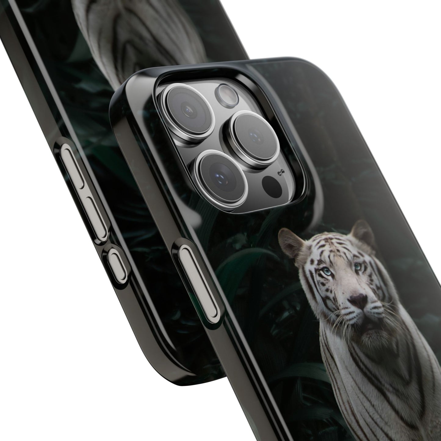 Majestic White Tiger Cajasol - Elegant & Protective for Wildlife Lovers