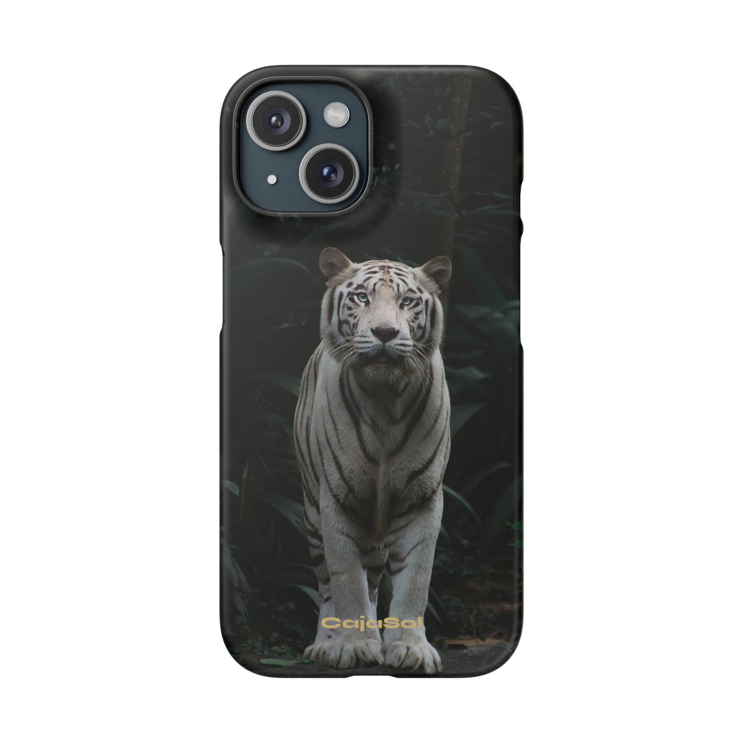 Majestic White Tiger Cajasol - Elegant & Protective for Wildlife Lovers