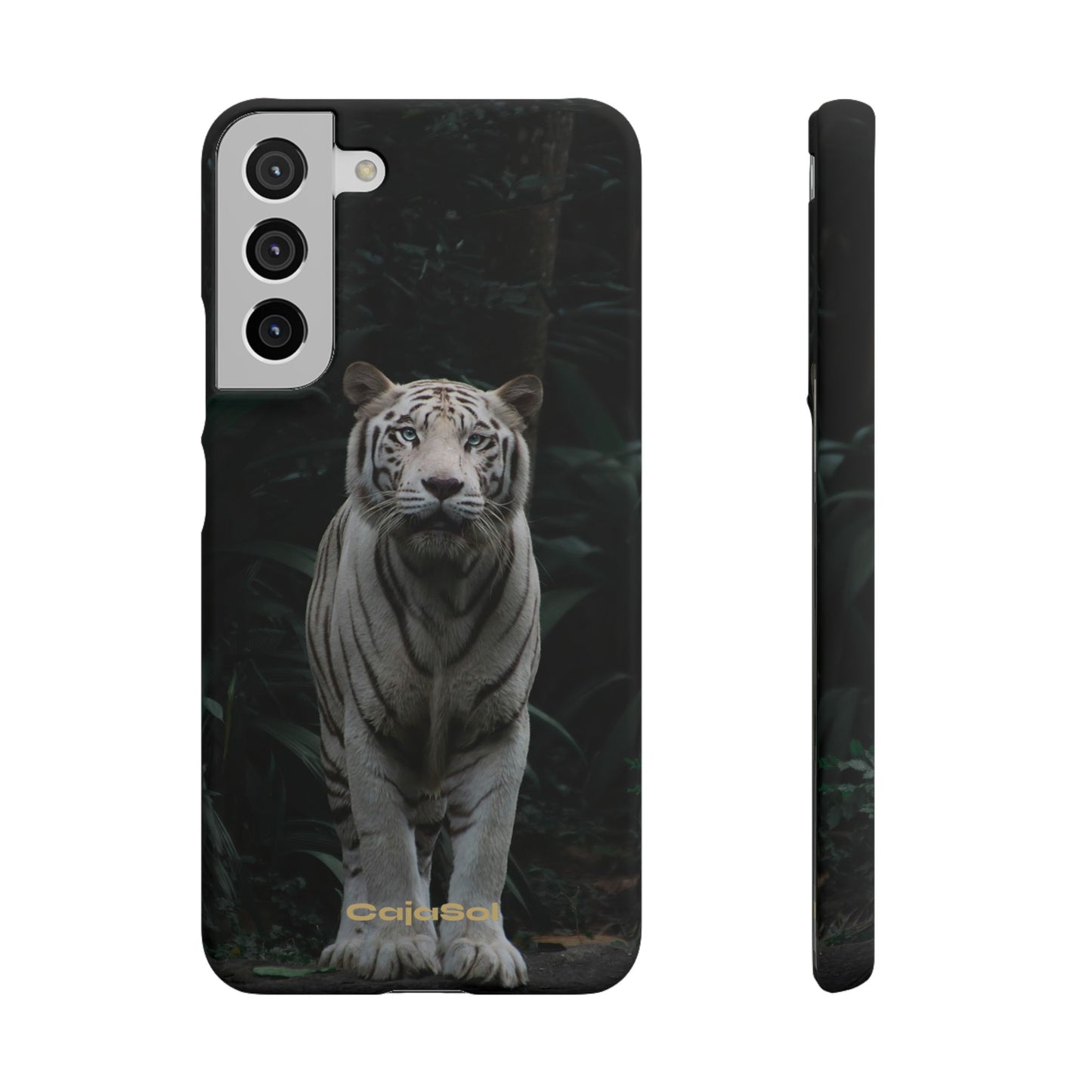 Majestic White Tiger Cajasol - Elegant & Protective for Wildlife Lovers