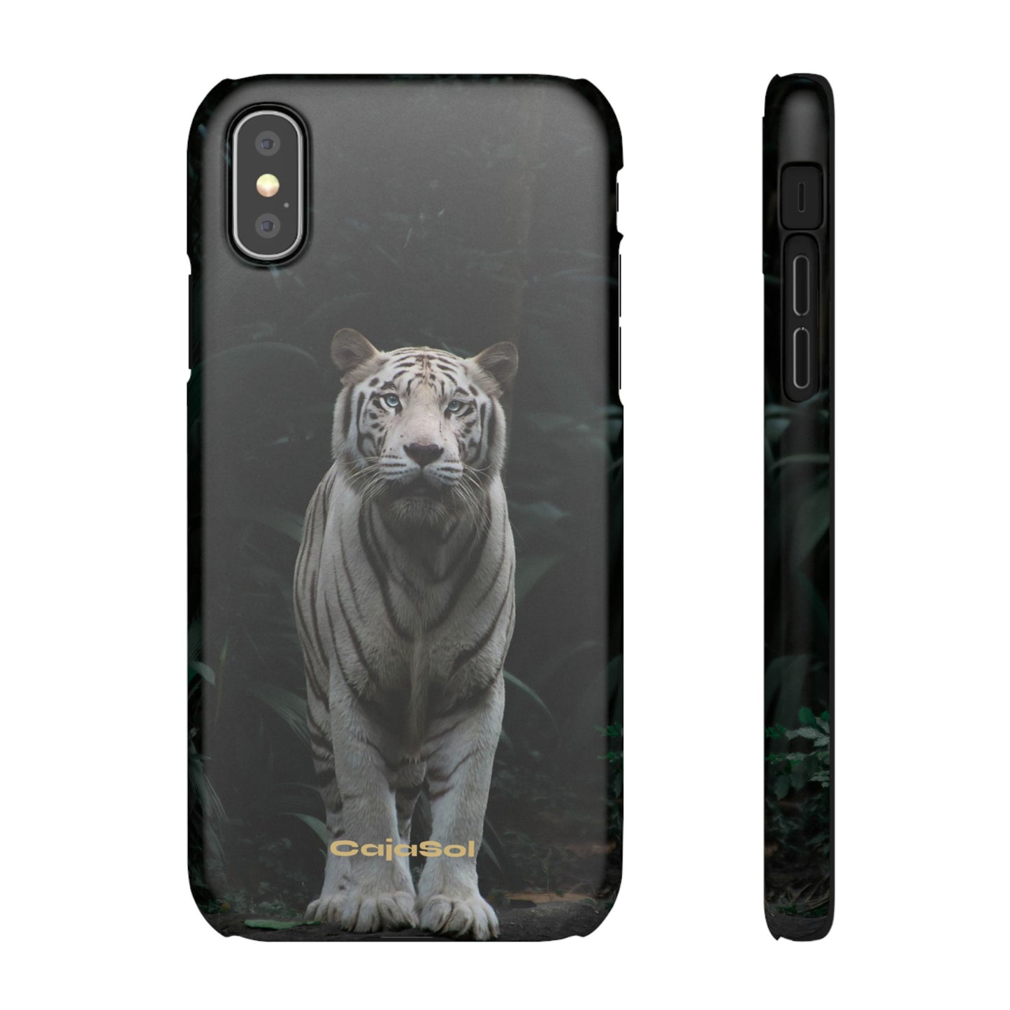 Majestic White Tiger Cajasol - Elegant & Protective for Wildlife Lovers