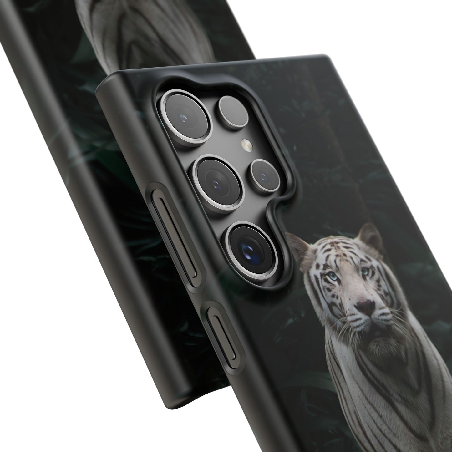 Majestic White Tiger Cajasol - Elegant & Protective for Wildlife Lovers