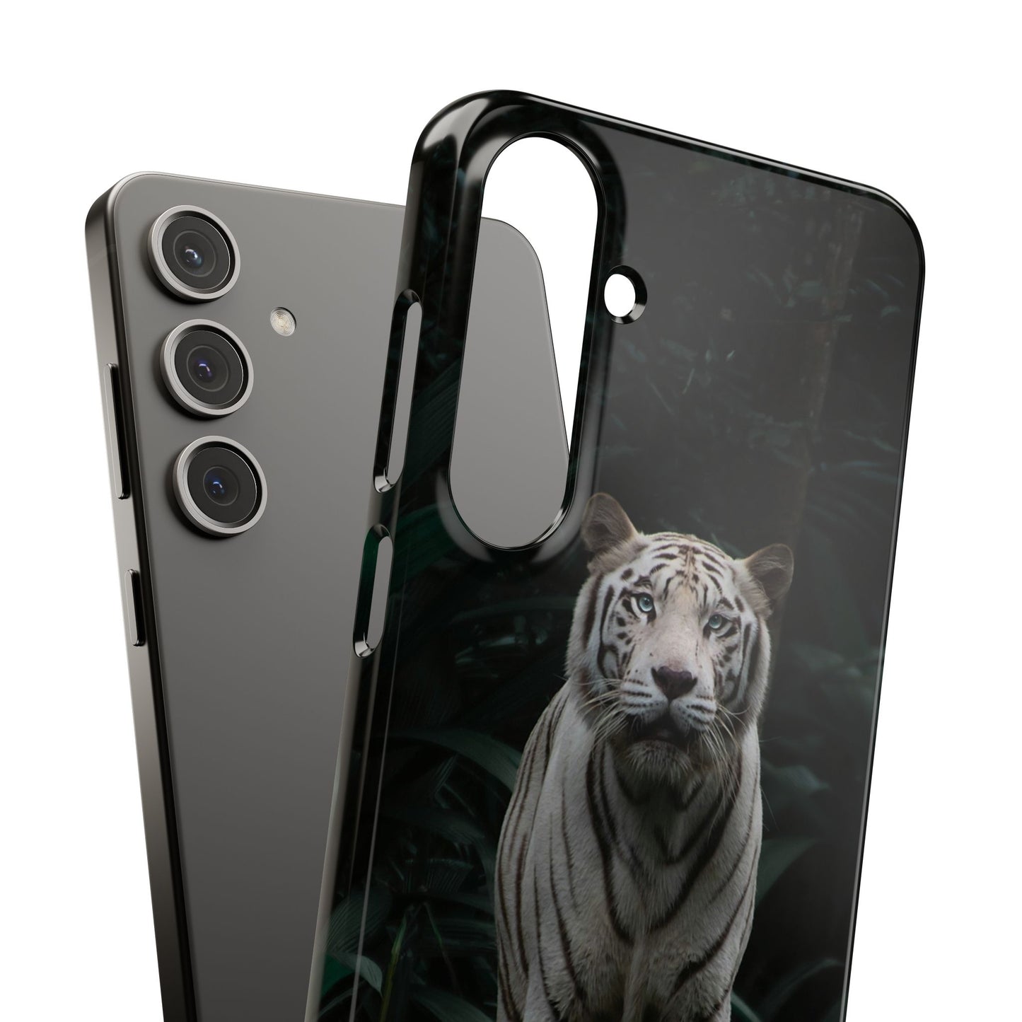 Majestic White Tiger Cajasol - Elegant & Protective for Wildlife Lovers