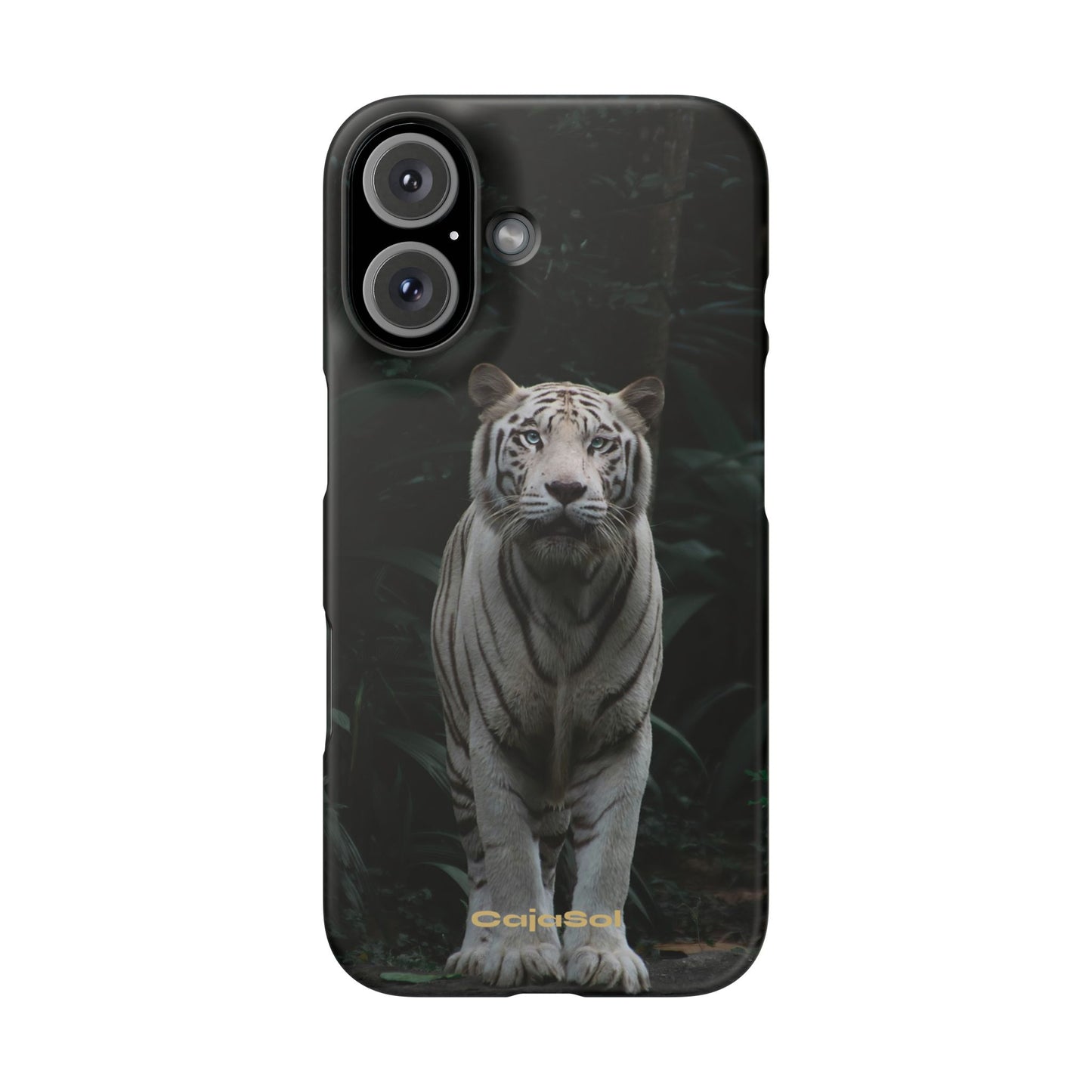Majestic White Tiger Cajasol - Elegant & Protective for Wildlife Lovers