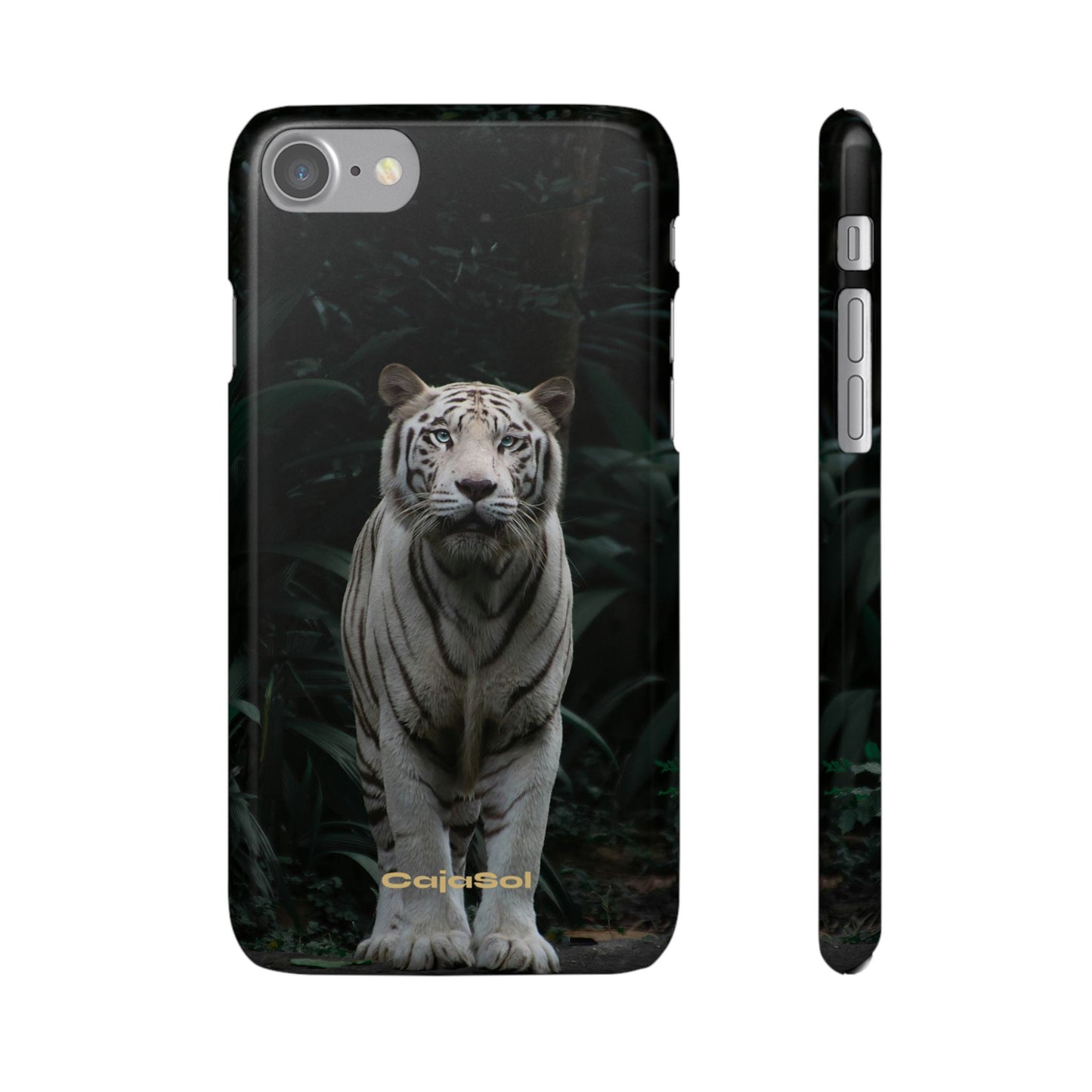Majestic White Tiger Cajasol - Elegant & Protective for Wildlife Lovers